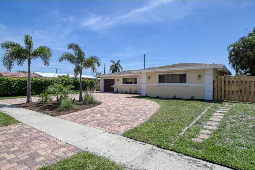 Paradise 4 Min To The Beach With Private Heated Pool Deerfield Beach Eksteriør bilde