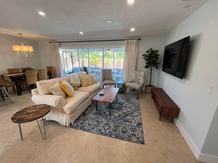 Paradise 4 Min To The Beach With Private Heated Pool Deerfield Beach Eksteriør bilde