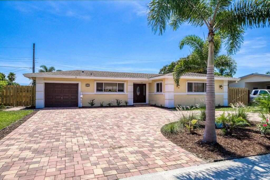 Paradise 4 Min To The Beach With Private Heated Pool Deerfield Beach Eksteriør bilde